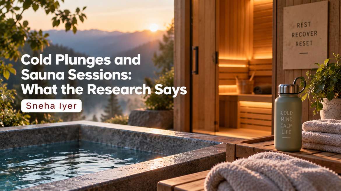 Cold Plunges and Sauna Sessions: What the Research Says | Sneha Iyer